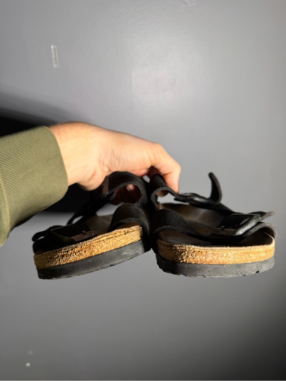 Birkenstock Arizona Black Suede Size EU 41 - Picture 3 of 6